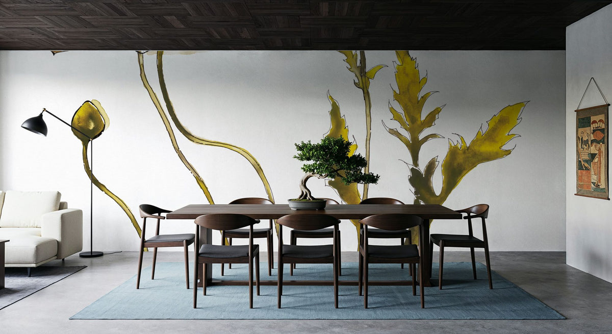 Autumn Orientals Vignette II Mural Wallpaper - room preview 03