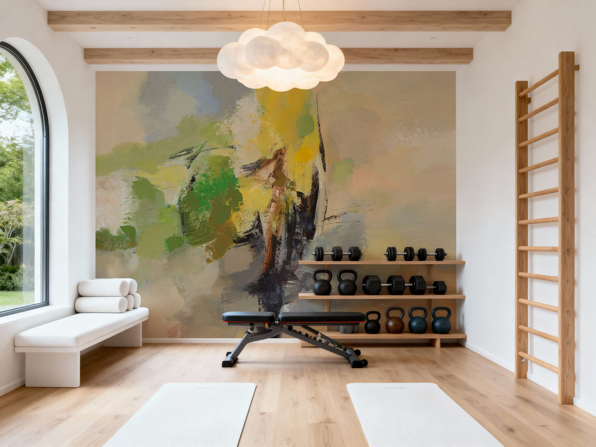 Lemon Grove Mural Wallpaper - room preview 03
