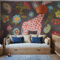 Giraffe of the Jungle Mural Wallpaper - room preview 03