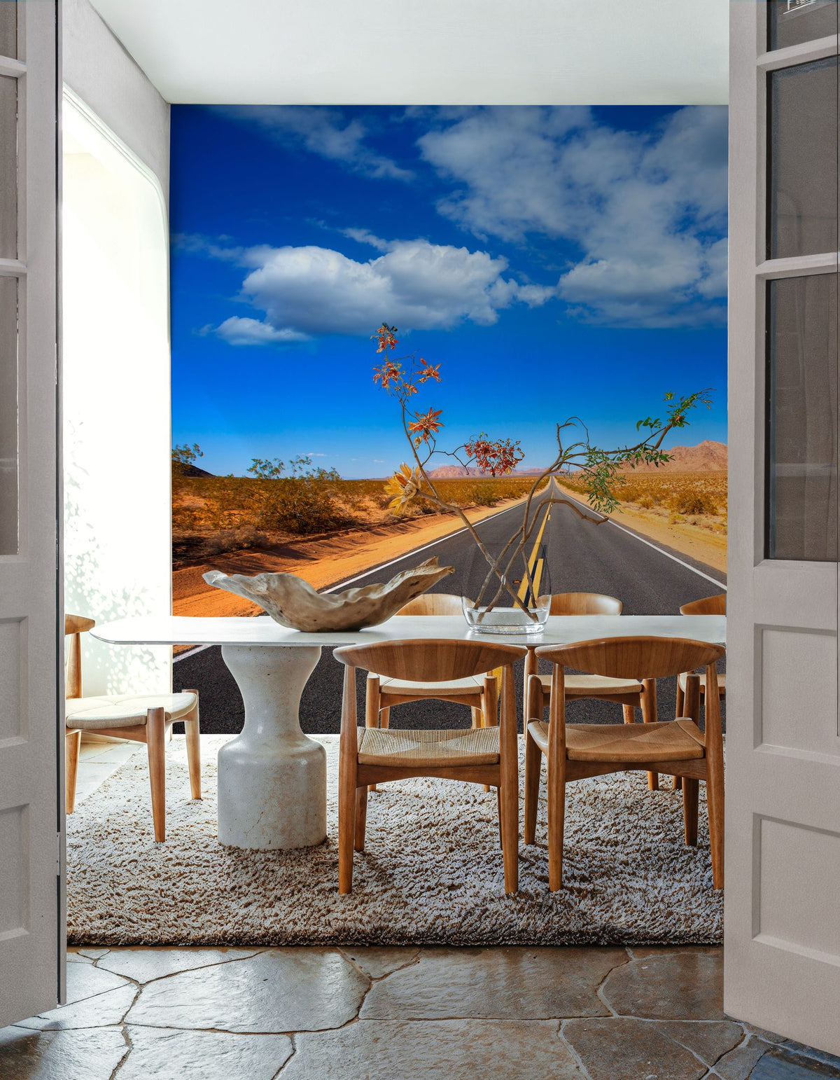 Route 66 Roadtrip Mural Wallpaper - room preview 03