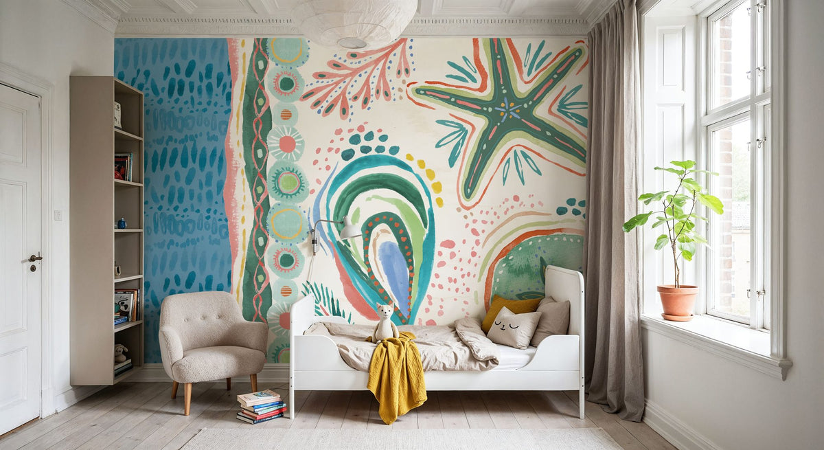 Coastline I Mural Wallpaper - room preview 03