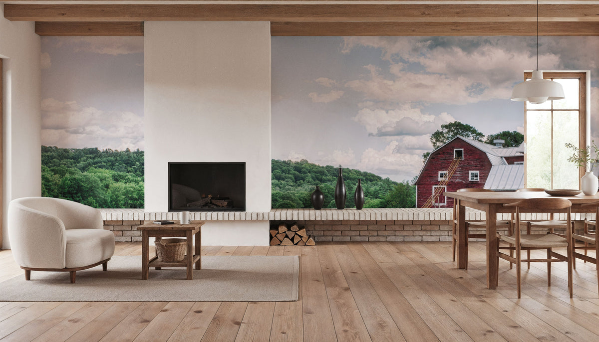 Cloud Harvest Mural Wallpaper - room preview 03