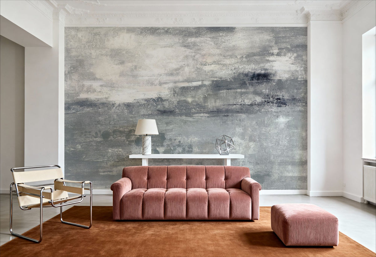 Spring Valley I Neutral Mural Wallpaper - room preview 03