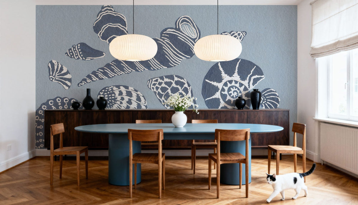 Coastal Shells I Mural Wallpaper - room preview 03