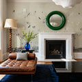 Birds in the Garden Light Green Mural Wallpaper - room preview 03
