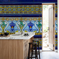 Azulejo Bloom Mural Wallpaper - room preview 03