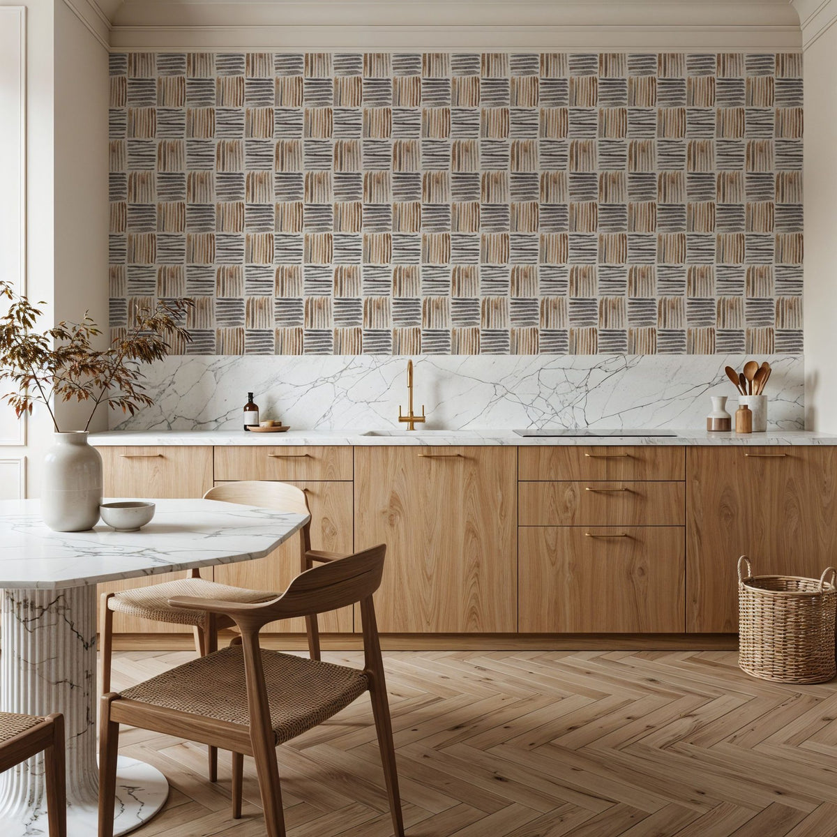 Sky Patches Mural Wallpaper - room preview 03