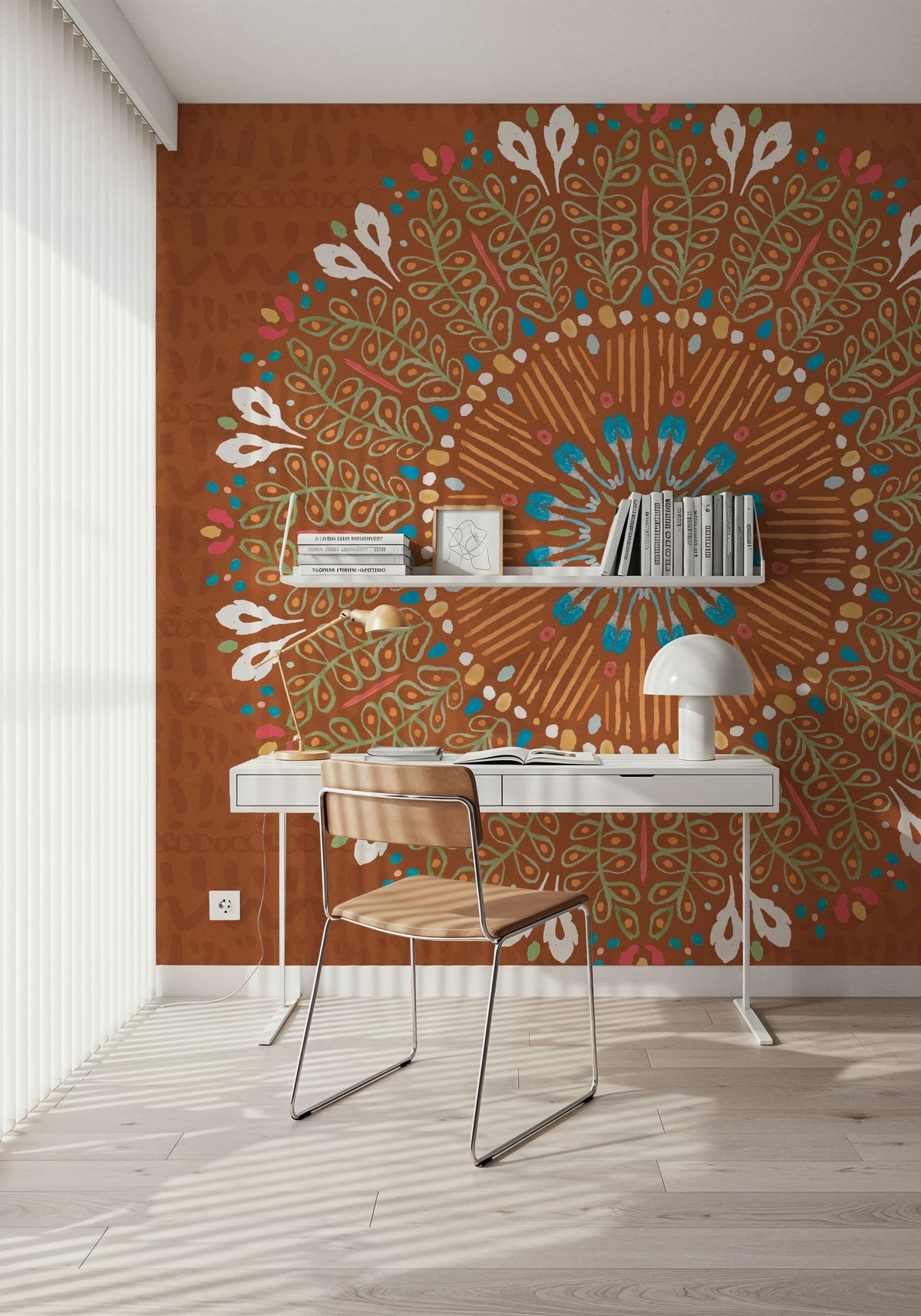 Harvest Whimsy XI Color Mural Wallpaper - room preview 03