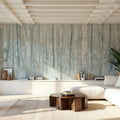 Birches in Winter Blue Gray Mural Wallpaper - room preview 03