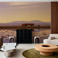 Sunset Trucker's Journey Mural Wallpaper - room preview 03