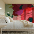 Pretty Florals IV Mural Wallpaper - room preview 03