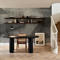 Concrete Shapes Gray Mural Wallpaper - room preview 03