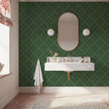 Harvest Slice Green Mural Wallpaper - room preview 03