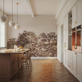 Over the Treetops, Sepia Mural Wallpaper - room preview 03