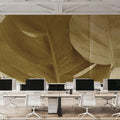 Monstera Leaf II Mural Wallpaper - room preview 03