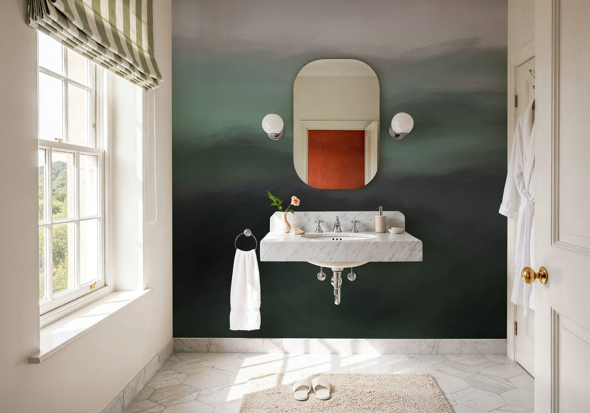 Beyond the Mountains, Moss Mural Wallpaper - room preview 03