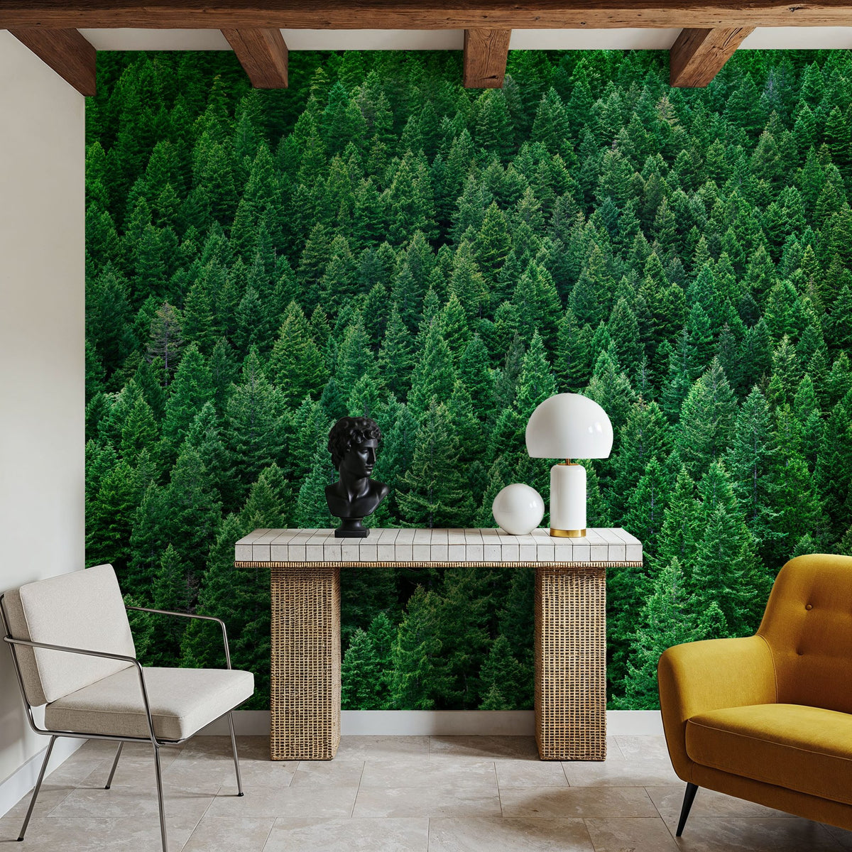 Olympic National Forest, Washington State Mural Wallpaper - room preview 03