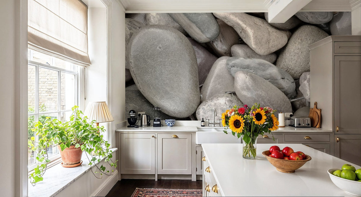 Lake Rocks Mural Wallpaper - room preview 03