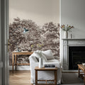 Over the Treetops, Alabaster Mural Wallpaper - room preview 03
