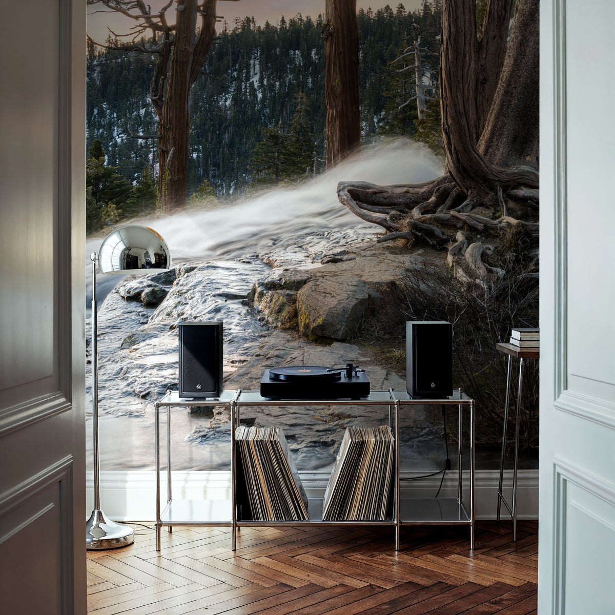 Lower Eagle Falls Mural Wallpaper - room preview 03