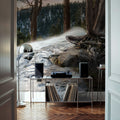 Lower Eagle Falls Mural Wallpaper - room preview 03