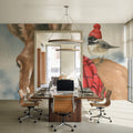 Winter Donkey Mural Wallpaper - room preview 03