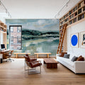 Clouds Incoming Mural Wallpaper - room preview 03