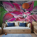 Festive Floral Mural Wallpaper - room preview 03