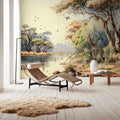 River Scene of Kenya Mural Wallpaper - room preview 03
