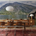 Mountain Lodge Retreat Mural Wallpaper - room preview 03