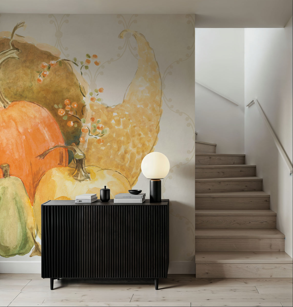 Harvest Wishes IV Mural Wallpaper - room preview 03