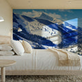 Alpine Sanctuary Mural Wallpaper - Blue Tone - room preview 03