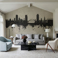 Sunderland England Skyline Concrete Mural Wallpaper - room preview 03