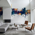 Darwin Australia Skyline Blue & Bronze Mural Wallpaper - room preview 03