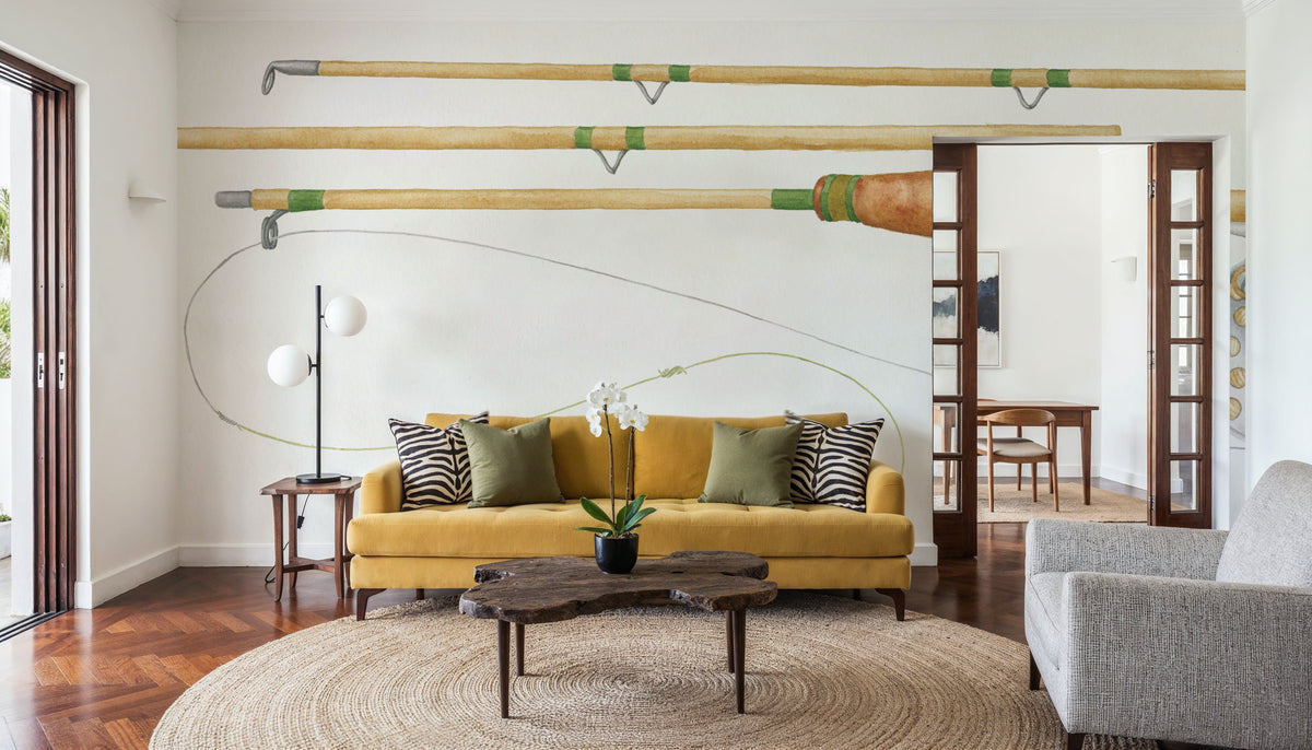 Gone Fishin XIII Mural Wallpaper - room preview 03
