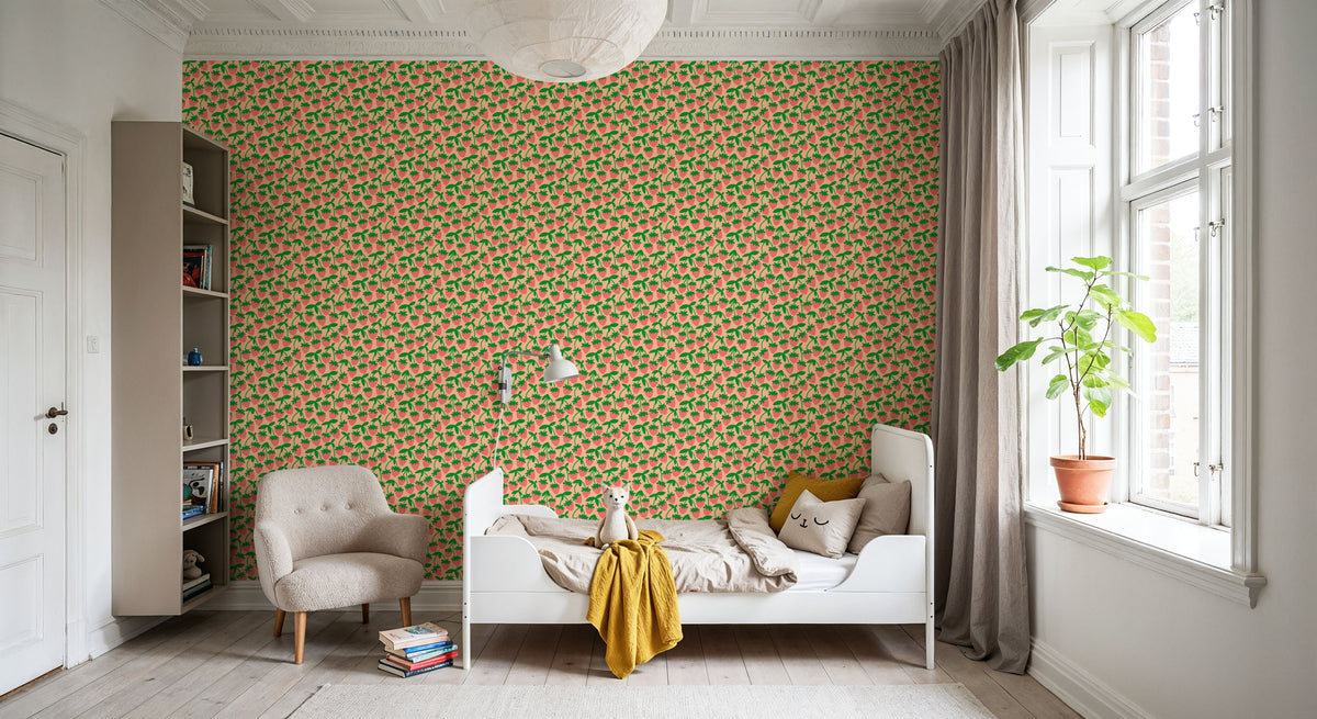 Sweet Strawberries Mural Wallpaper - room preview 03