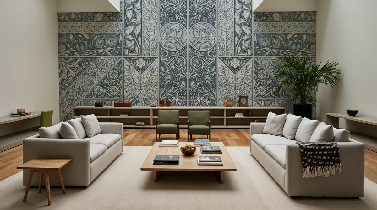 Flower Collection, Dove Mural Wallpaper - room preview 03