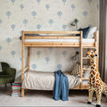 Petite Hot Air Balloons, Sky Blue Mural Wallpaper - room preview 03