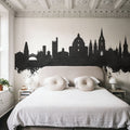 Oxford England Skyline Black & White Mural Wallpaper - room preview 03