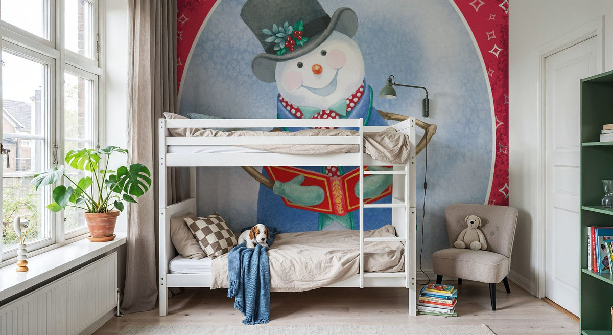 Main Street Christmas V Mural Wallpaper - room preview 03