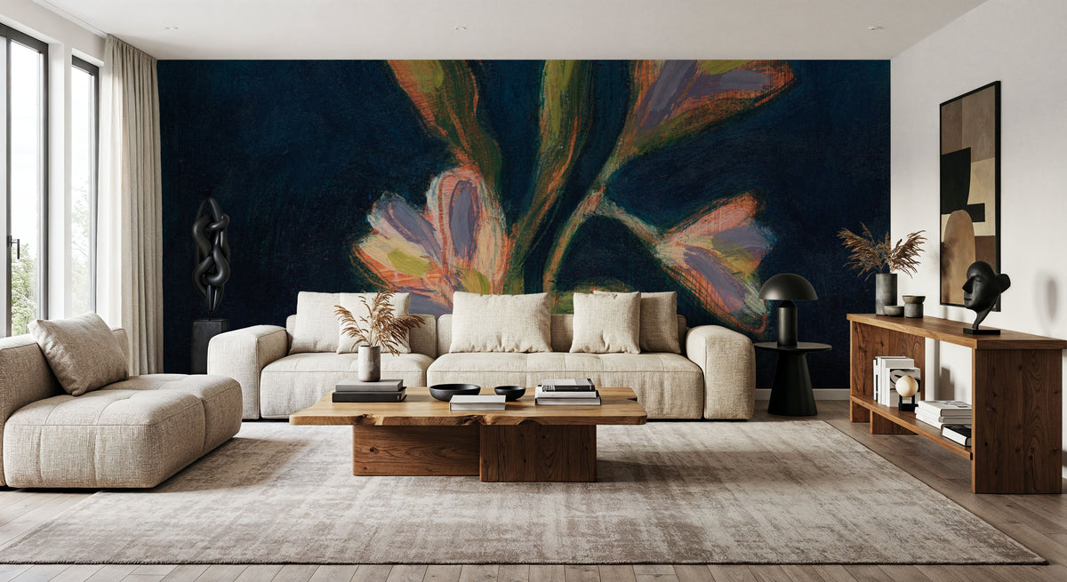 Autumn Blooms IV Mural Wallpaper - room preview 03