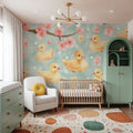 Darling Ducklings Mural Wallpaper - room preview 03