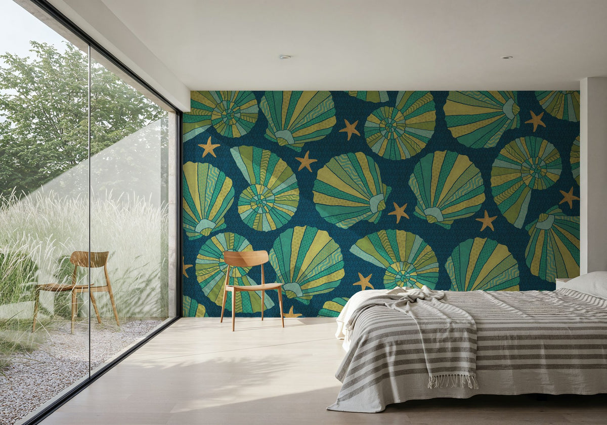Coastal Treasure XIV Mural Wallpaper - room preview 03