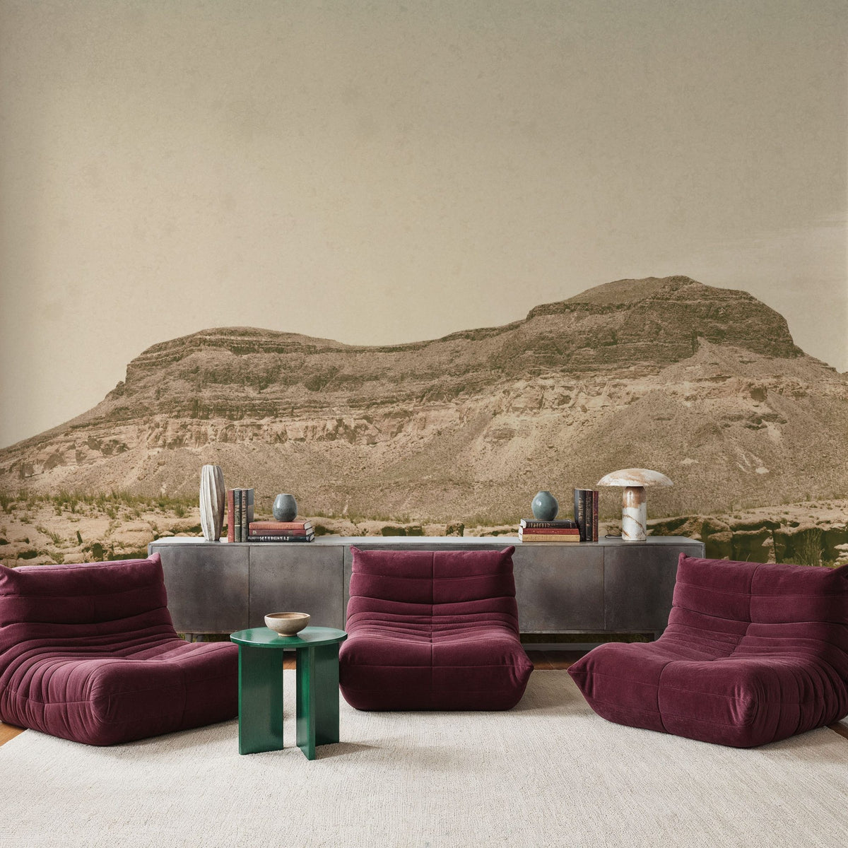 Mountainous III Mural Wallpaper - room preview 03