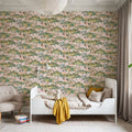 Orchard Reverie Pattern, Soft Pink Mural Wallpaper - room preview 03