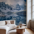 Moraine Lake Reflection Mural Wallpaper - room preview 03