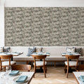 Tree Bower, Khaki Mural Wallpaper - room preview 03