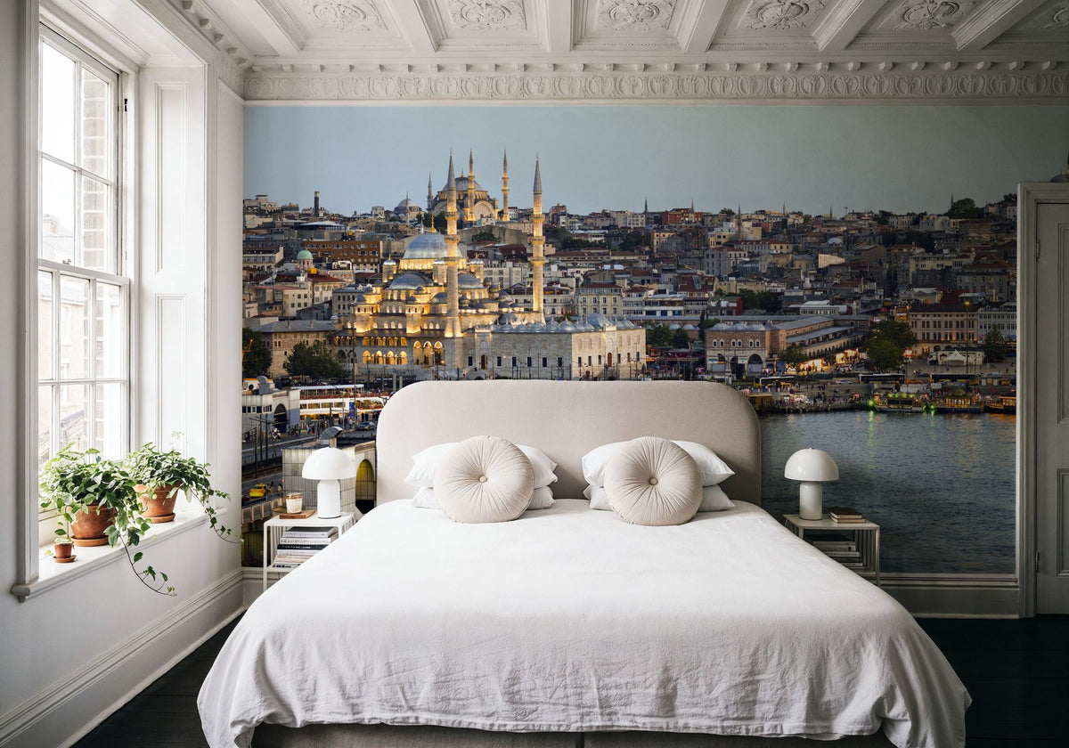 Istanbul Twilight Mural Wallpaper - room preview 03