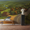 Deerfield River Valley Mural Wallpaper - room preview 03
