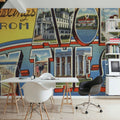 Greetings From Avon-by-the-sea Mural Wallpaper - room preview 03